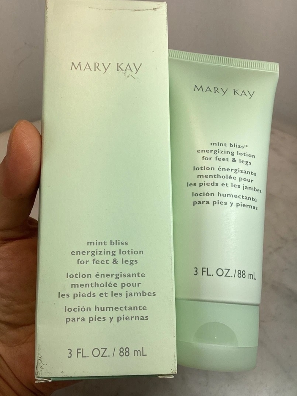Mary Kay Mint Bliss Energizing Lotion for Feet & Legs - Mint New